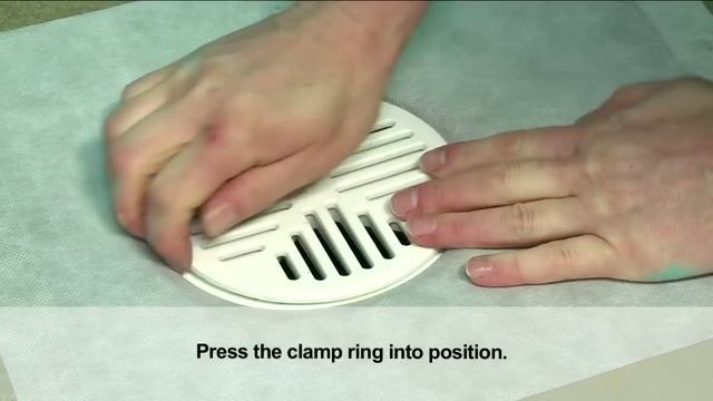 2/5. Kiilto Kerafiber: Lattiakaivo / Floor Drain