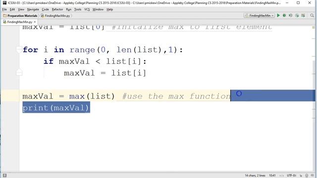 Core Algorithms - Finding Max/Min Element: Python 3 смотреть онлайн