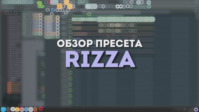 RIZZA — демонстрация работы [PRESET V1.12]