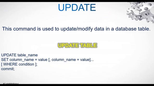 DML statements смотреть онлайн