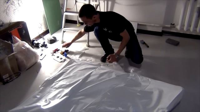 секреты монтажа натяжного потолка! обвод трубы смотреть онлайн