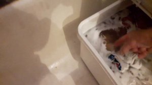 Тестируем мини стиралку 'Тефаль". Раритет.