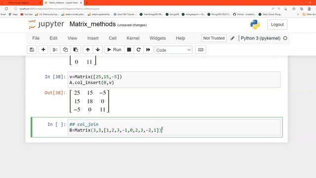 Linear Algebra using Sympy-IV смотреть онлайн