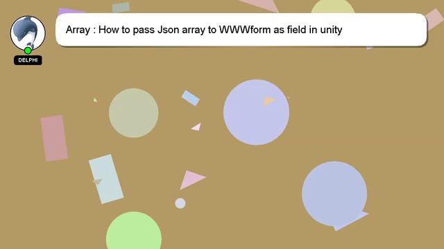 Array : How to pass Json array to WWWform as field in unity смотреть онлайн