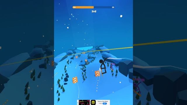 Going for 2,000,000 money. | Stickman Snow Ride смотреть онлайн