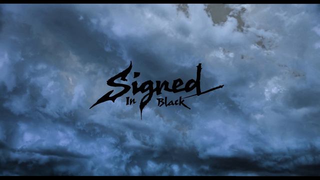 Signed In Black - Sunrise Over Ocean Coast