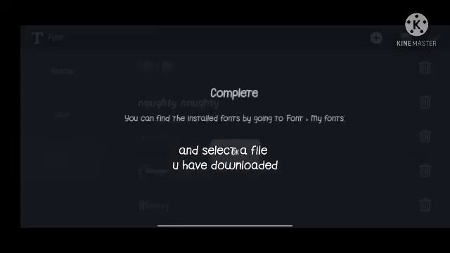 How to install fonts in KineMaster without any application смотреть онлайн