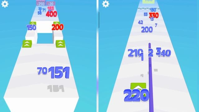 Satisfying mobile game/ Number Master: Run and Merge - number run 3d game video 12345678910 part 1 смотреть онлайн
