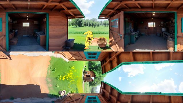 360º VR Smiling Critters cardboard voicelines animated (part 4) смотреть онлайн