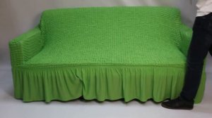 Как одеть универсальный чехол на диван Kupit-Textil.ru