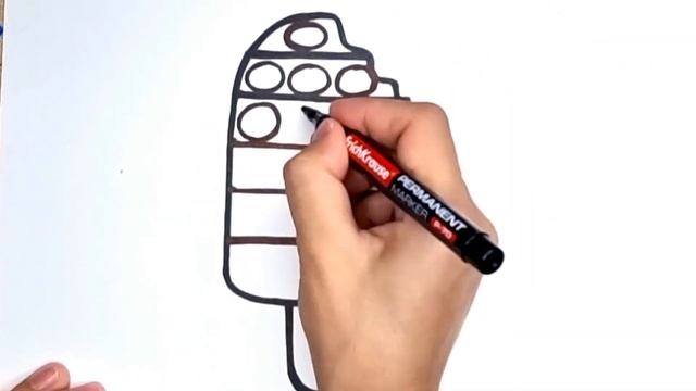 How to Draw Pop It Ice Cream | Рисуем Мороженое Попит | Muzqaymoq Pop It rasm chizish смотреть онлайн