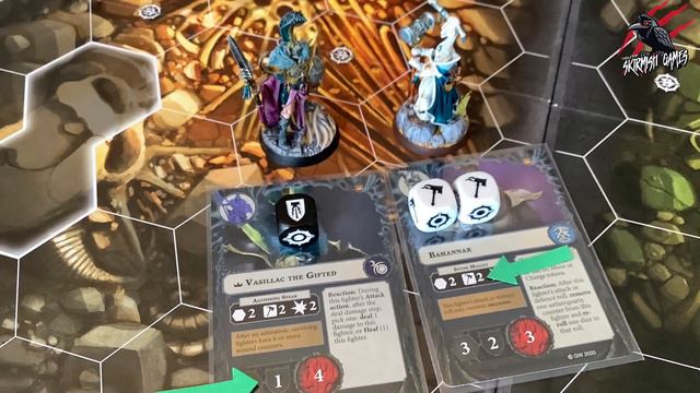 HOW TO PLAY WARHAMMER UNDERWORLDS - PART 5 - The Action Phase + Examples Direchasm Beastgrave смотреть онлайн