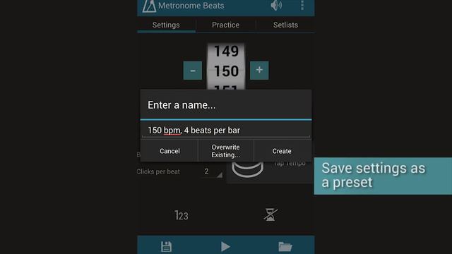 Metronome Beats Pro v2 - Android App by Stonekick смотреть онлайн