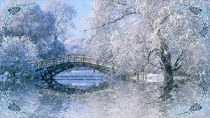 А снег идет...  Видеофон заставка, Скринсейвер фон.