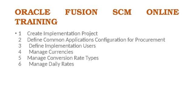 Online Training On Oracle Fusion Supply chain Management смотреть онлайн