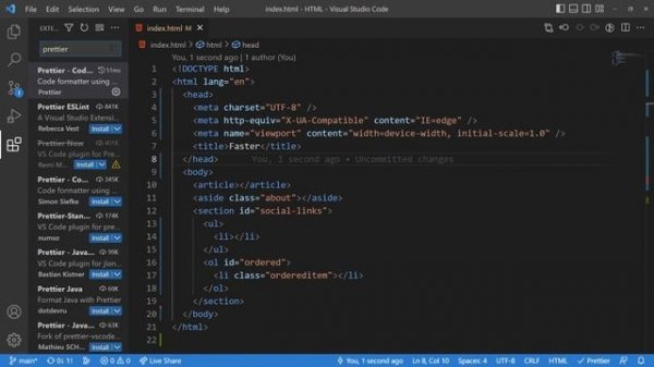 Crash Course in VS Code - #vscode #programming #coding