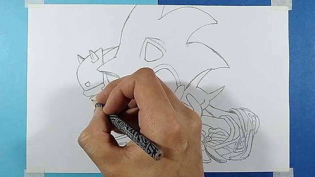 Dibujando a Sonic vs Metal Sonic | Sonic Prime - Temporada 2 | Drawing Sonic vs Metal Sonic смотреть онлайн