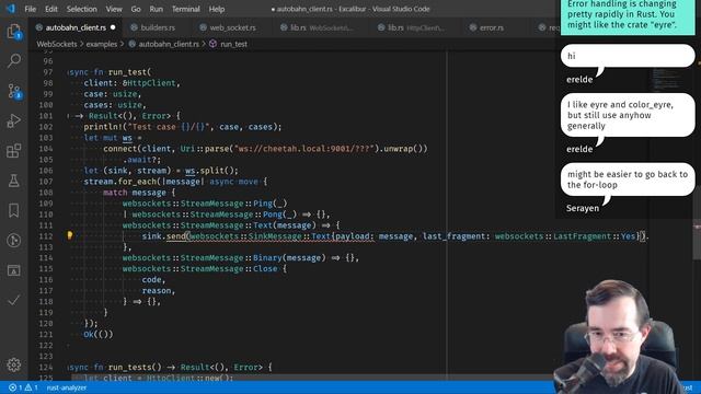 0423 -- Rust: WebSockets Autobahn Testsuite смотреть онлайн