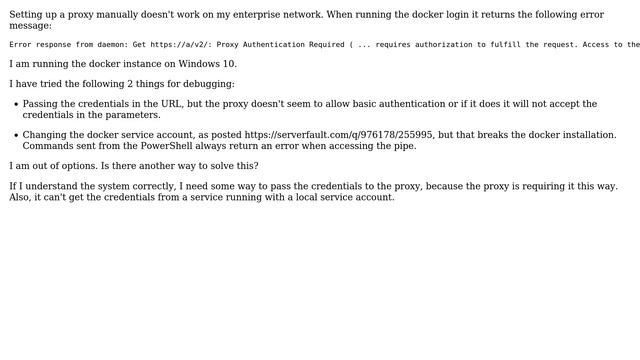 DevOps & SysAdmins: How to configure proxy credentials for docker in windows? смотреть онлайн