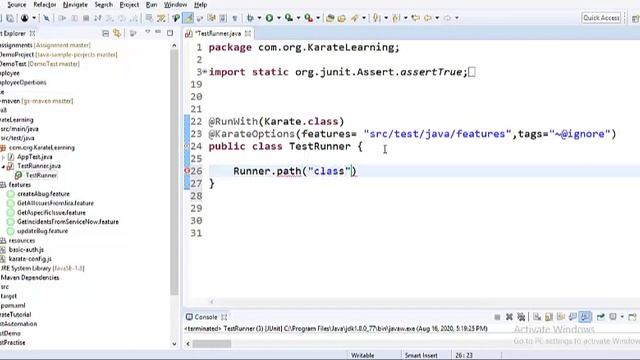 How to run feature files in parallel-using Karate test automation framework смотреть онлайн