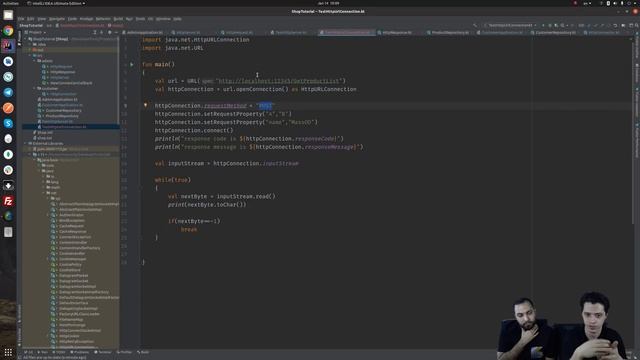Session 27 - Using HttpUrlConnection from JDK to connect to our server смотреть онлайн