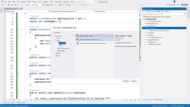 API CRUD Operations in .NET 6 | ASP.NET Core Web API Using In-Memory Cache | API شرح смотреть онлайн