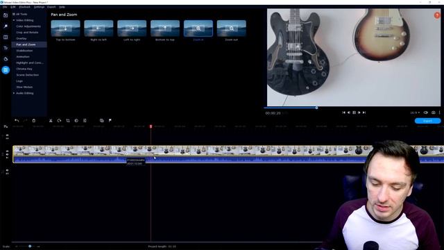 How To Zoom In And Out Slowly In Movavi Video Editor Plus 2021 - Tutorial смотреть онлайн