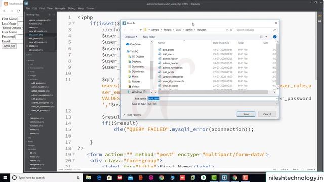 #18. User Insert, Update, Delete | CMS Blog Application | CMS Project Tutorial | PHP and MySQL |202 смотреть онлайн