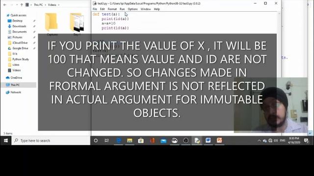 Functions- Part 3 (Mutable/Immutable properties of passed data objects in function) смотреть онлайн