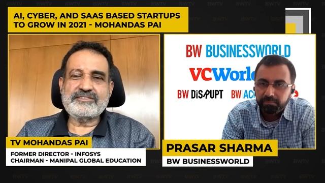 2021 Is For AI, Cyber, SAAS Startups - Mohandas Pai смотреть онлайн