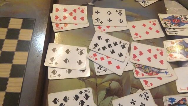 Пасьянс на обычных картах смотреть онлайн