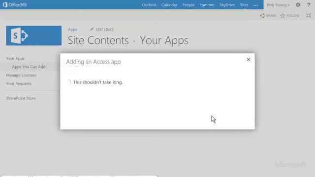Create an Access app from SharePoint смотреть онлайн