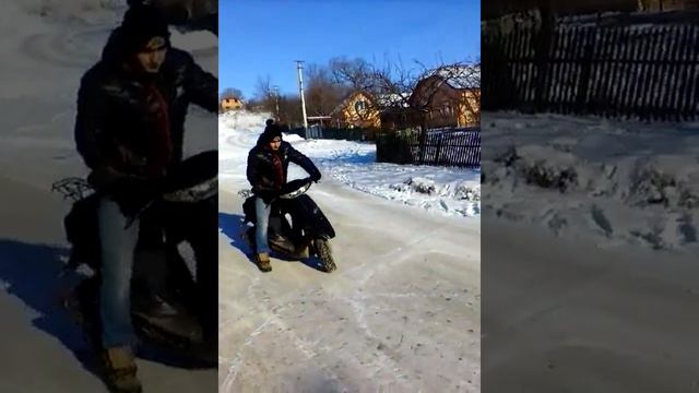 Зимой на скутере смотреть онлайн