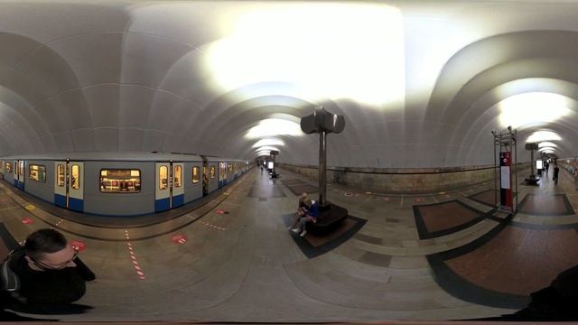Тимирязевская. Московское Метро. 4К 360 VR Video. Moscow Subway. смотреть онлайн