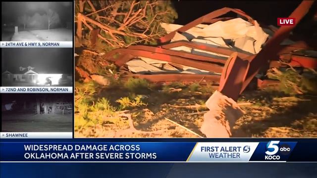 Tornadoes, strong winds cause damage in Roger Mills County смотреть онлайн