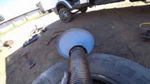 Глушитель от МАЗа на Мерседес 814