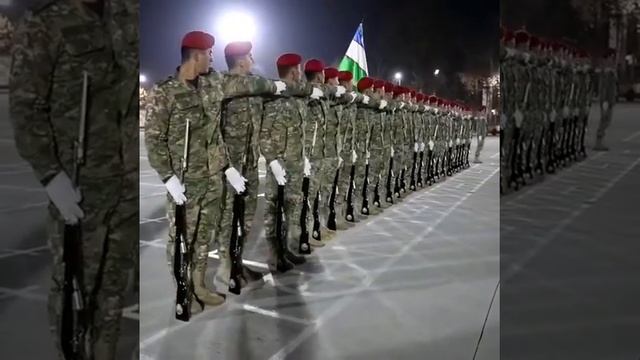 Qurolli Kuchlar Akademiyasi kursantlarining chiqishi смотреть онлайн