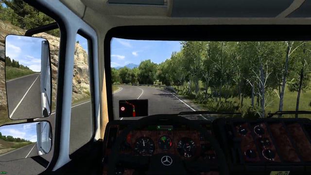 ETS2. Mercedes-Benz SK. Road To The Black Sea. Bulgaria. (Time-Lapse)