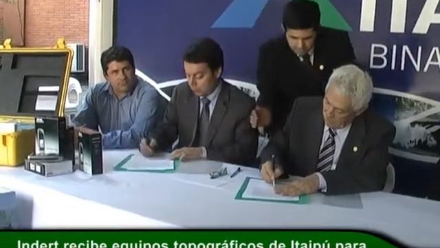 Indert recibe equipos topográficos de Itaipú para acelerar titulación de tierras 11.04.2013 смотреть онлайн
