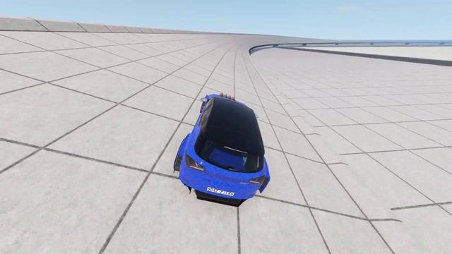 круг вокруг карты gridmap v1 на максимальной скорости на Vivace Drag/ beamNG drive /mad racer beamN смотреть онлайн