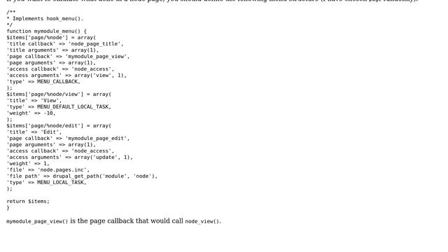 Drupal: Using node_view() to display a node doesn't print local menu items (3 Solutions!!) смотреть онлайн