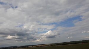 Запуск свободнолетающей модели планера F1A, таймер посадки 15 сек. (п. Томаровка, Белгородская обл.