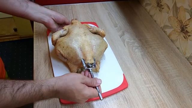 Курочка гриль на вертеле, вкусно, просто и аппетитно смотреть онлайн
