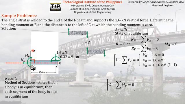 5 Part 5 Technique on Method of Sections | Attachment Effect | Shear and Bending Moment Formula смотреть онлайн