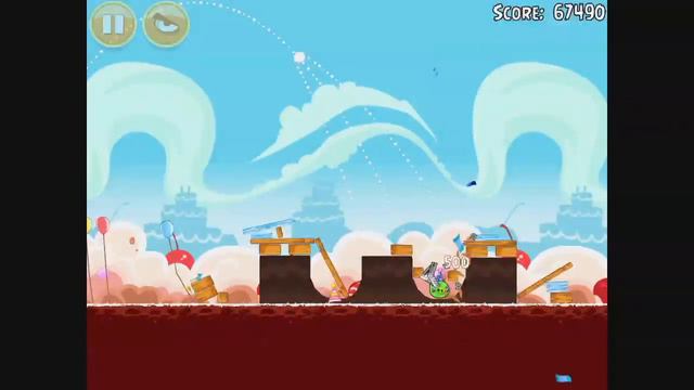 Angry Birds - Birdday Party Level 18-4 Walkthrough 3 Stars смотреть онлайн