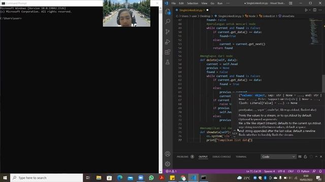 SINGLE LINKED LIST USING PYTHON CODE смотреть онлайн