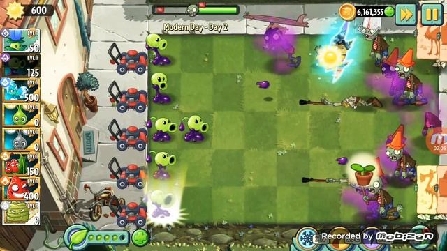 Plants vs zombies 2 тестирование : Липкий горохострел. смотреть онлайн