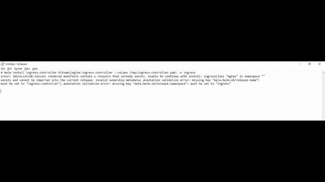 HELM PROBLEM: Error: INSTALLATION FAILED: rendered manifests contain a resource that already exist смотреть онлайн