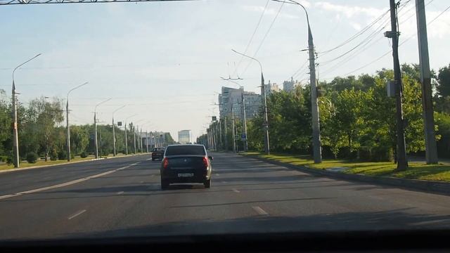 Воронеж из атомобиля,  дк  Кирова   ул Остужева.#воронеж #путешествие #намашине ##своимходом