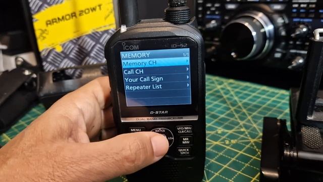 ICOM ID-52 , REMOVE/EDIT MEMORY CHANNEL смотреть онлайн